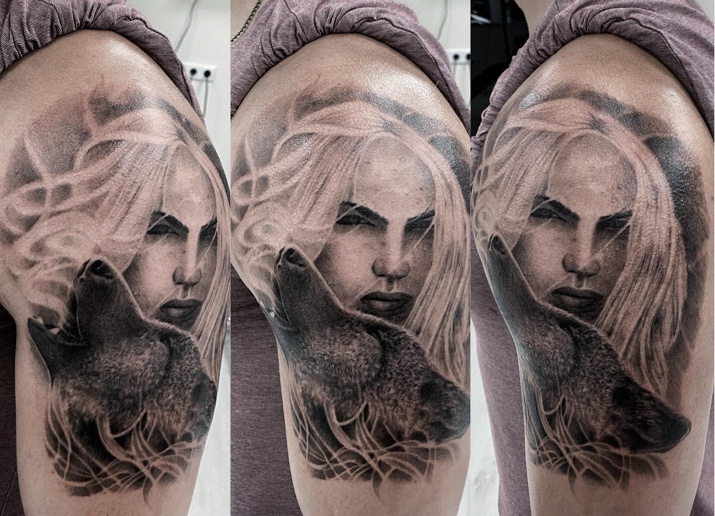 Full sleeve tattoo completed in Dubai studio