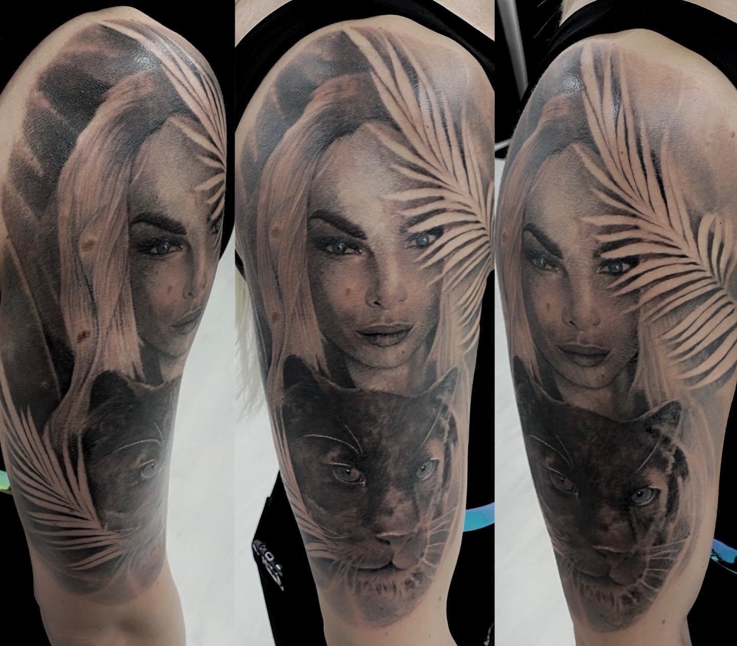 Full sleeve tattoo completed in Dubai studio