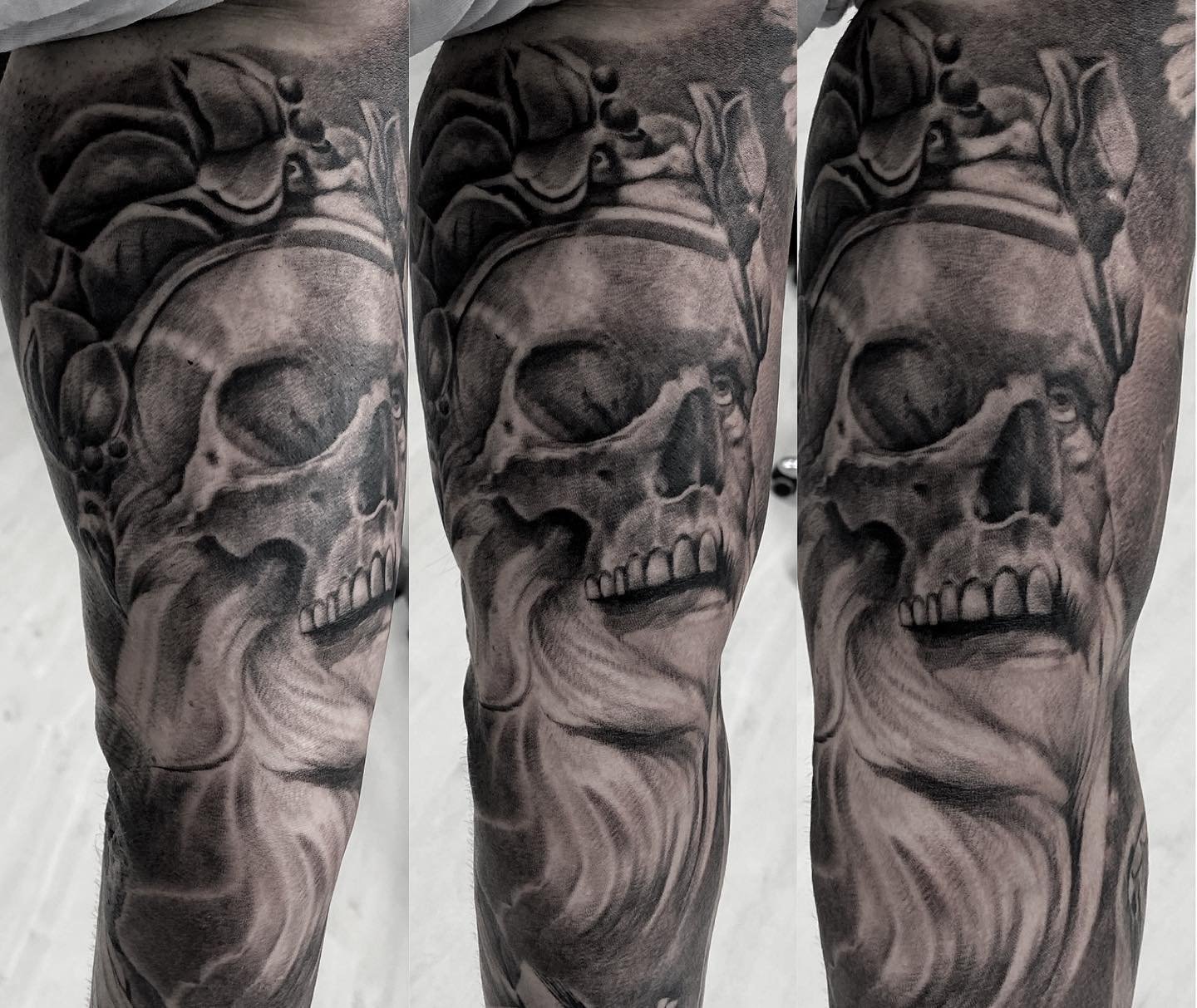 Minimal fine line tattoo on forearm by Dubai tattoo artist