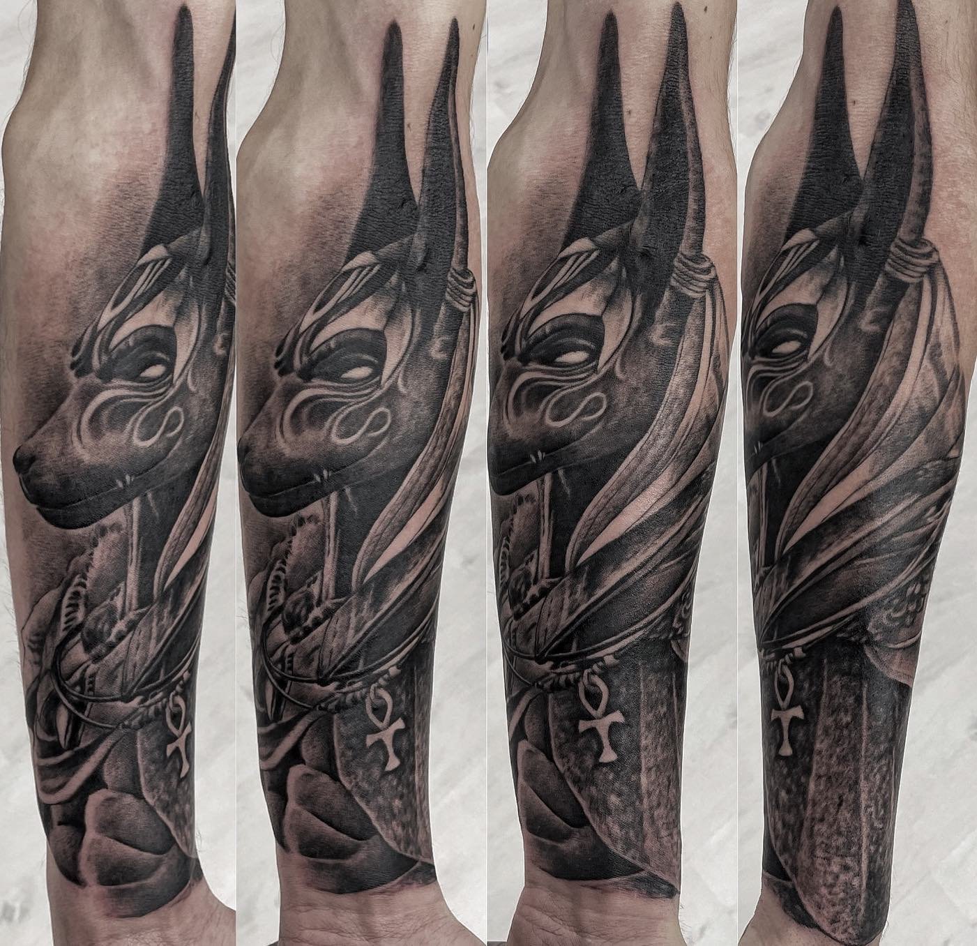 Cover-up tattoo transformation before and after