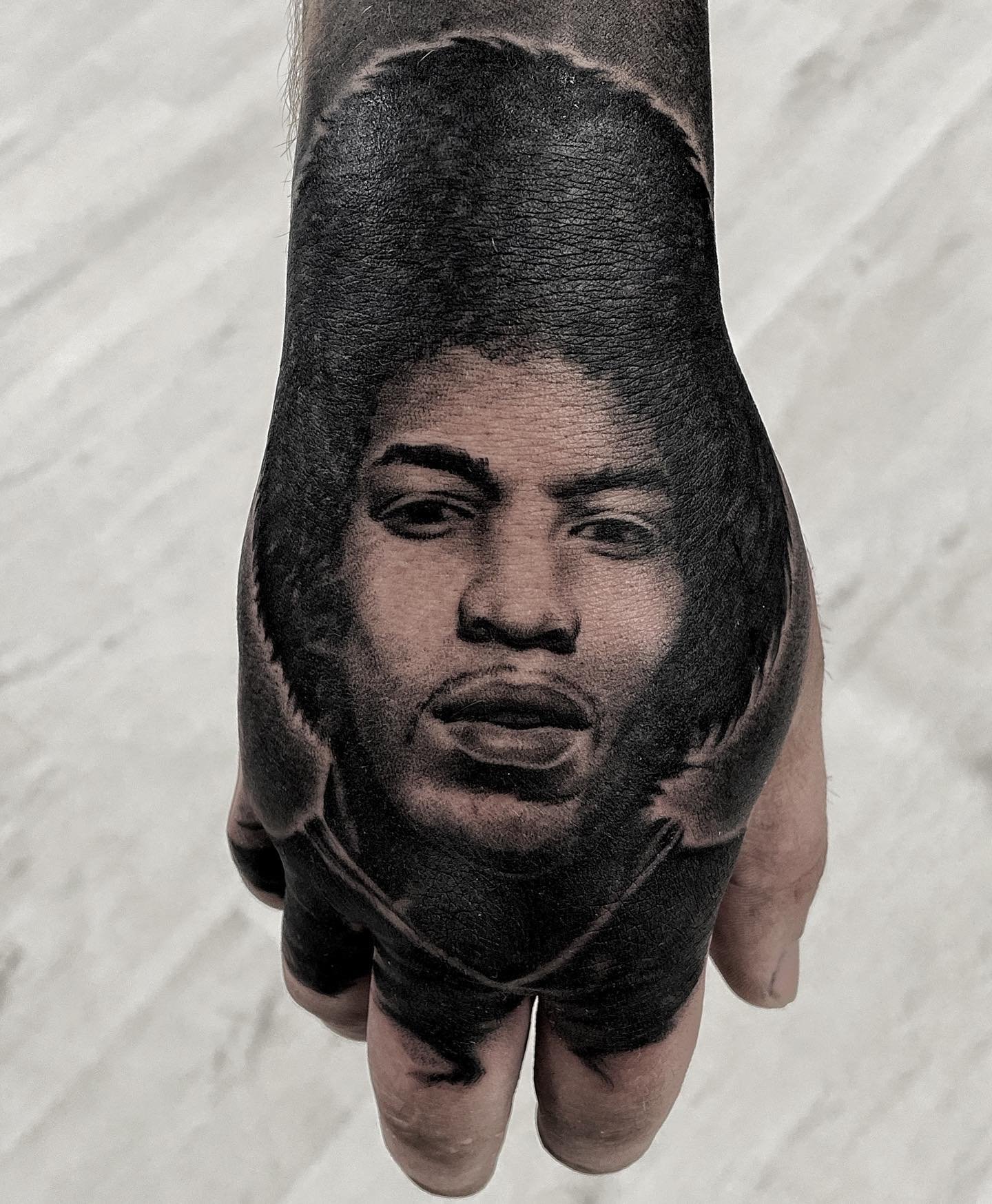 Color realism tattoo work in progress