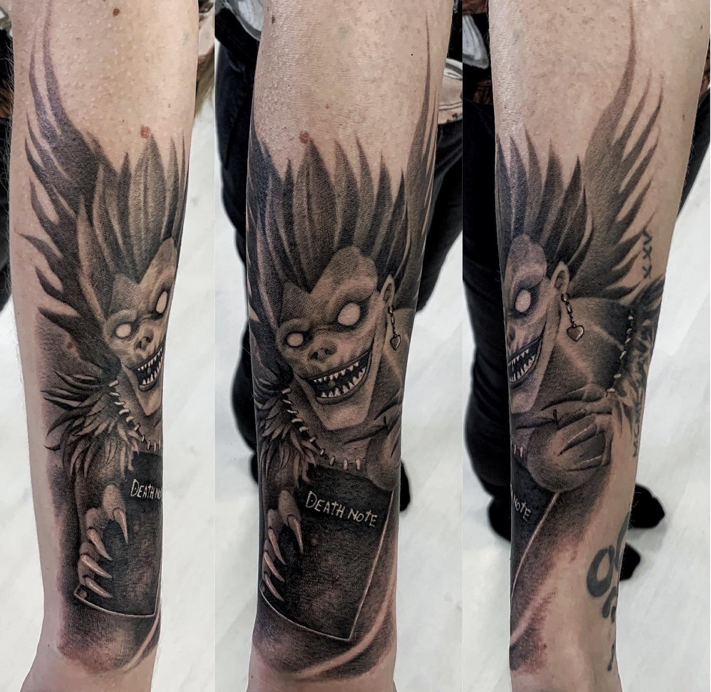 Color realism tattoo work in progress